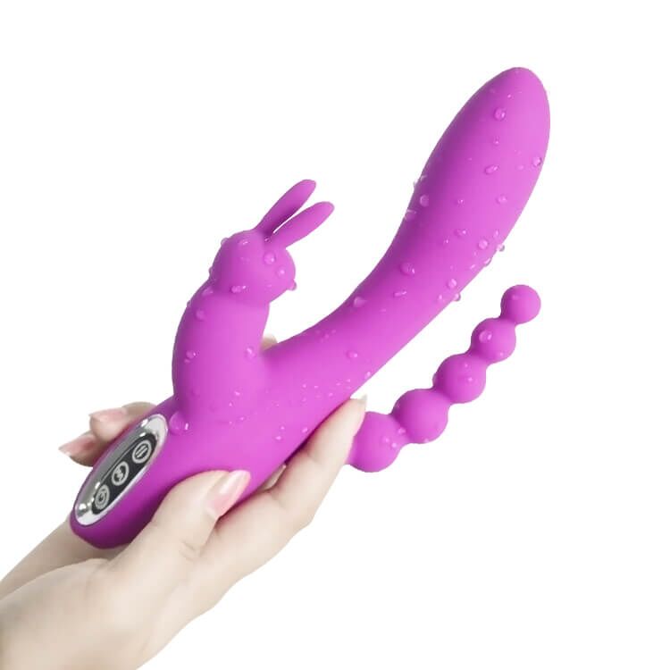 3 in 1 G-Spot Rabbit Anal Dildo Vibrator 5 3 in 1 G-Spot Rabbit Anal Dildo Vibrator - Image 5