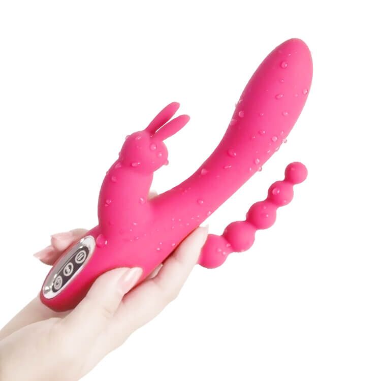 3 in 1 G-Spot Rabbit Anal Dildo Vibrator 4 3 in 1 G-Spot Rabbit Anal Dildo Vibrator - Image 4
