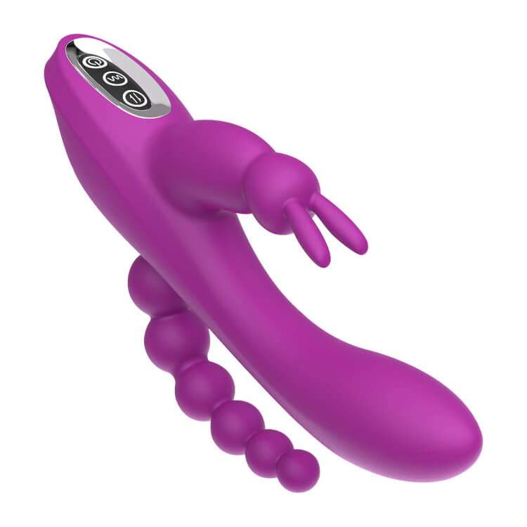 3 in 1 G-Spot Rabbit Anal Dildo Vibrator 6 3 in 1 G-Spot Rabbit Anal Dildo Vibrator - Image 6